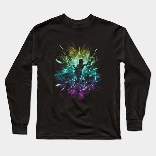 straw hat storm Long Sleeve T-Shirt by kharmazero